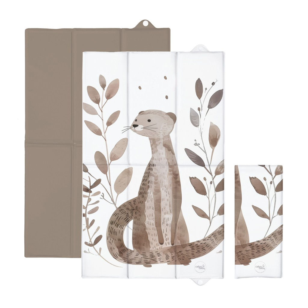 CEBA BABY Podložka prebaľovacia cestovná (80x50) Basic Clever Otter